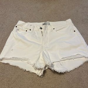 Abercrombie & fitch curve love mid rise boyfriend short